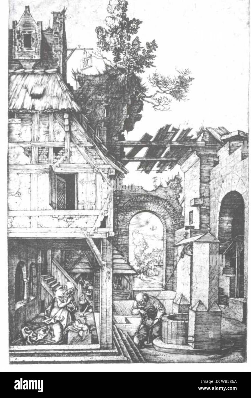 Dürer - Die Geburt Christi. Stock Photo