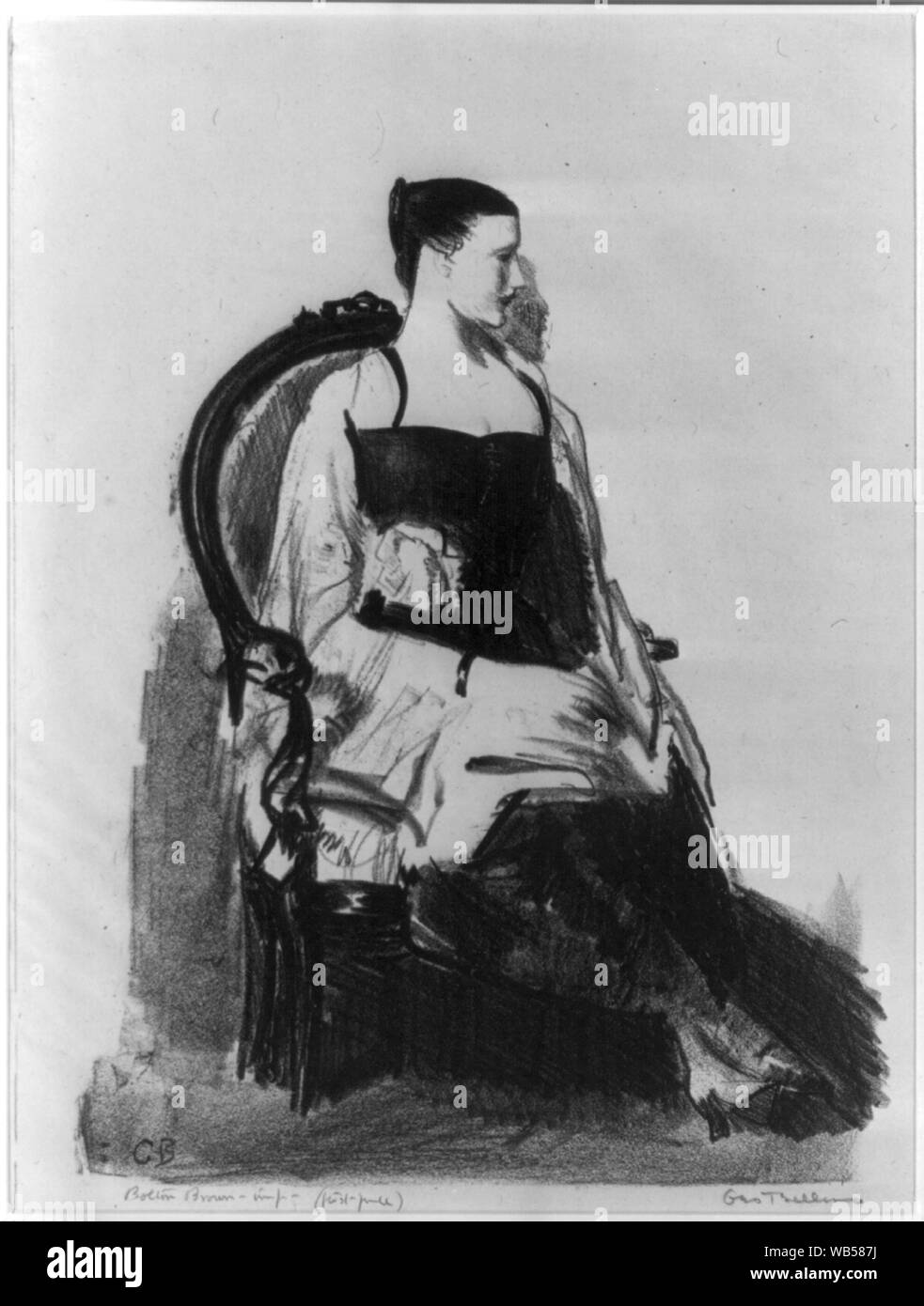 Lithographic print Black and White Stock Photos Images Alamy