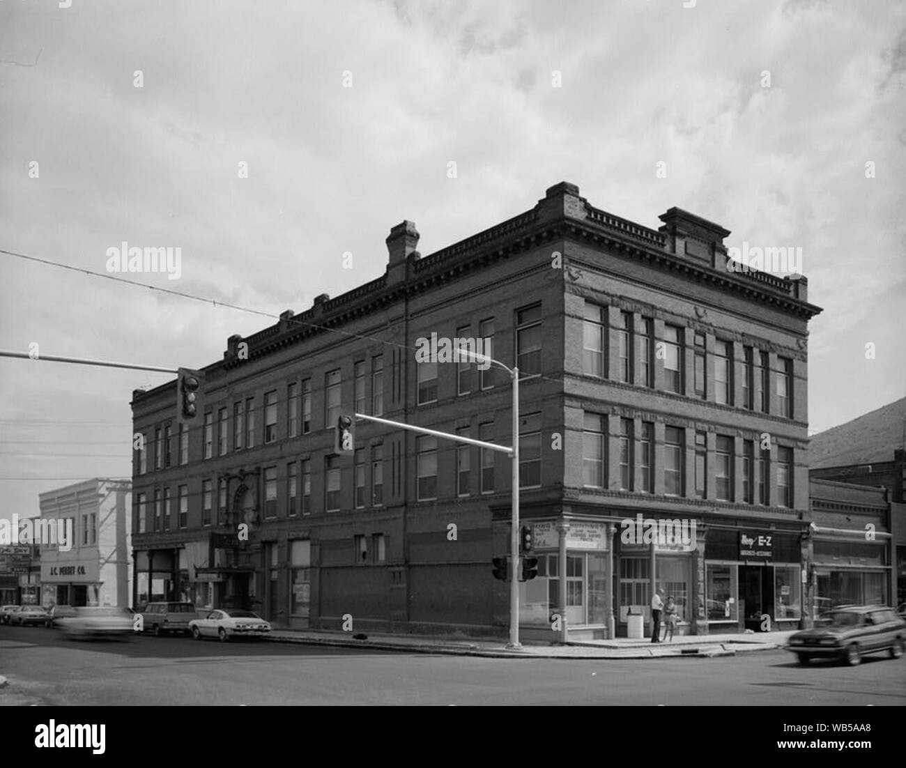 Durston Building, Anaconda Stock Photo Alamy