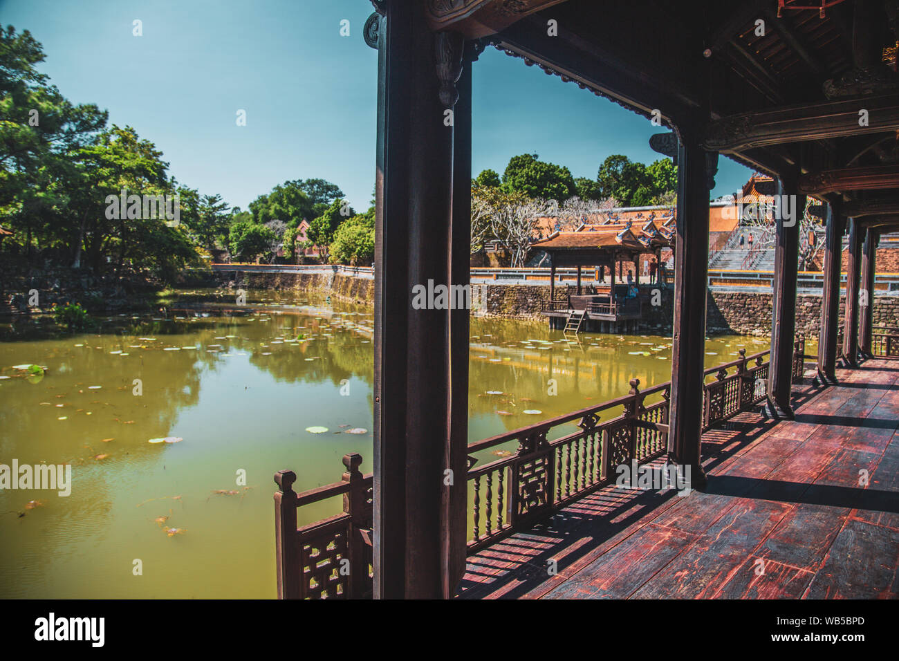 Hue Imperial Palace And Royal Tombs In Vietnam Stock Photo - Alamy