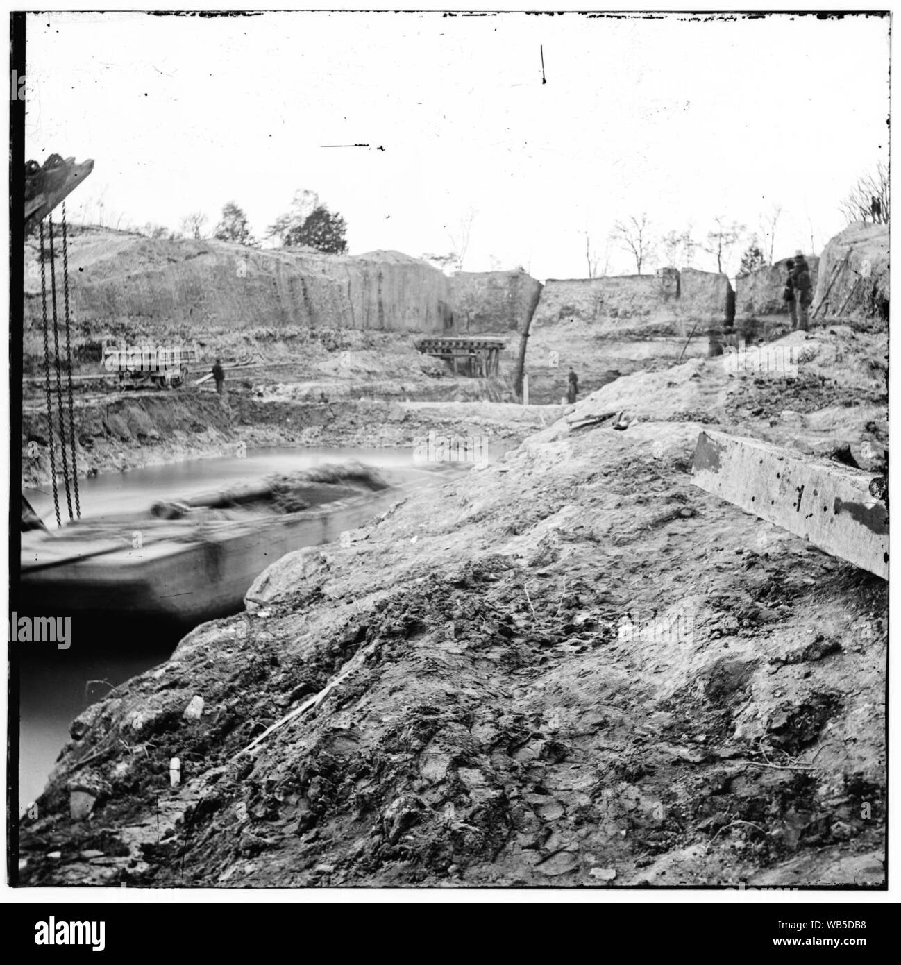 Dutch Gap, Virginia. View of Dutch Gap canal Stock Photo Alamy