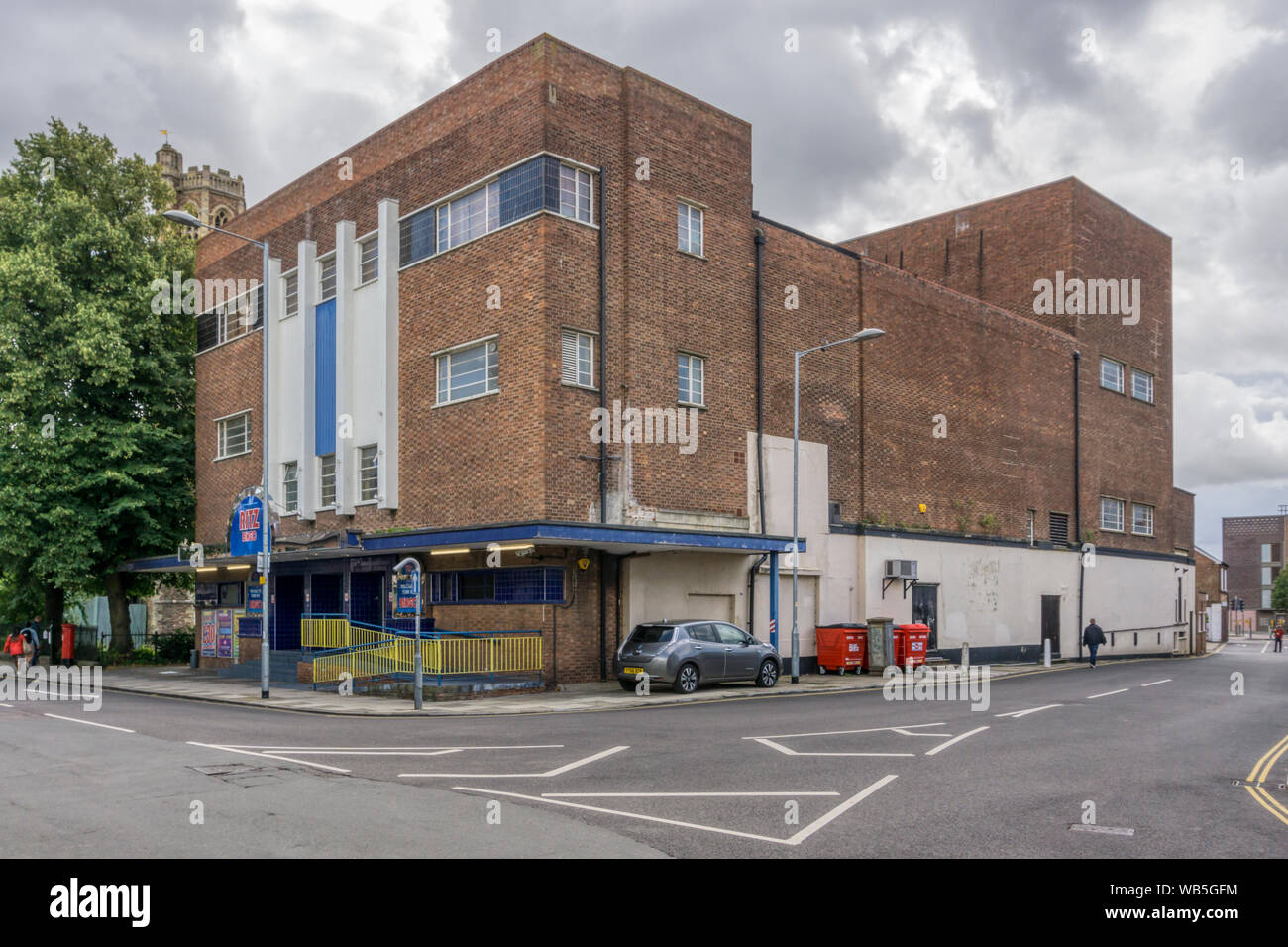 Theatre Royal, now the Ritz Bingo Hall, King's Lynn. Stock Photo