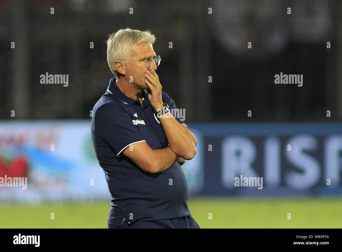 Cittadella, Italy, 24 Aug 2019, MISTER ITALIANO during Cittadella Vs Spezia  - Italian Football Serie B Men Championship - Credit: LPS/Davide  Casentini/Alamy Live News Stock Photo - Alamy