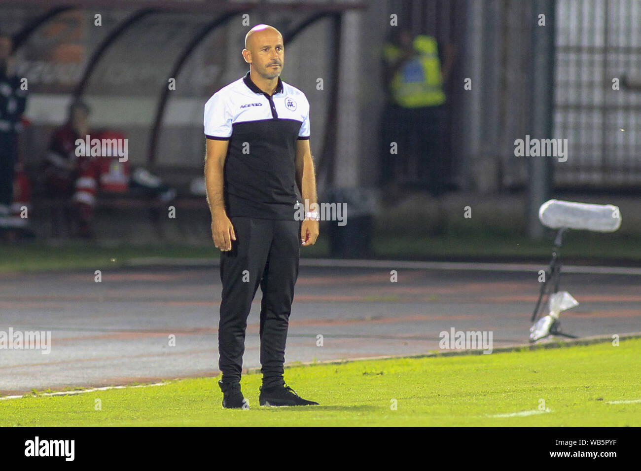 Cittadella, Italy, 24 Aug 2019, MISTER ITALIANO during Cittadella Vs Spezia  - Italian Football Serie B Men Championship - Credit: LPS/Davide  Casentini/Alamy Live News Stock Photo - Alamy