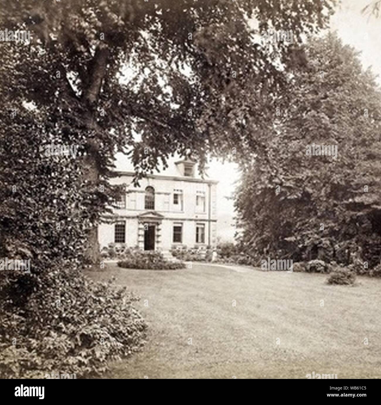 Eagle House Batheaston c.1890 Stock Photo Alamy