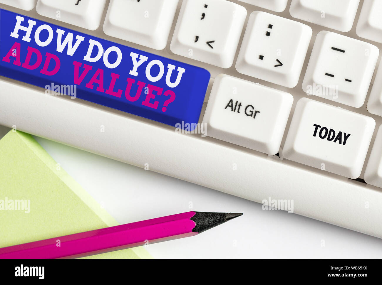 Word writing text How Do You Add Value Question. Business photo ...