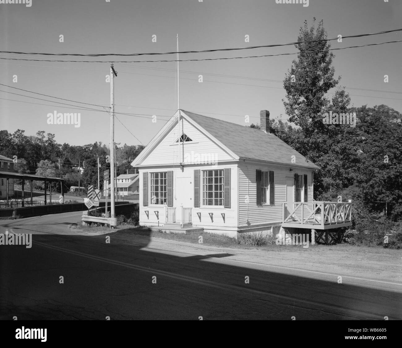 East Machias Post Office Stock Photo Alamy