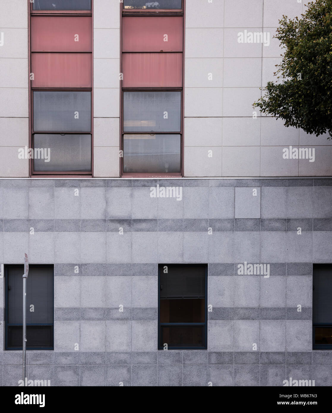 Exterior detail, Appraisers Building, San Francisco, California Stock