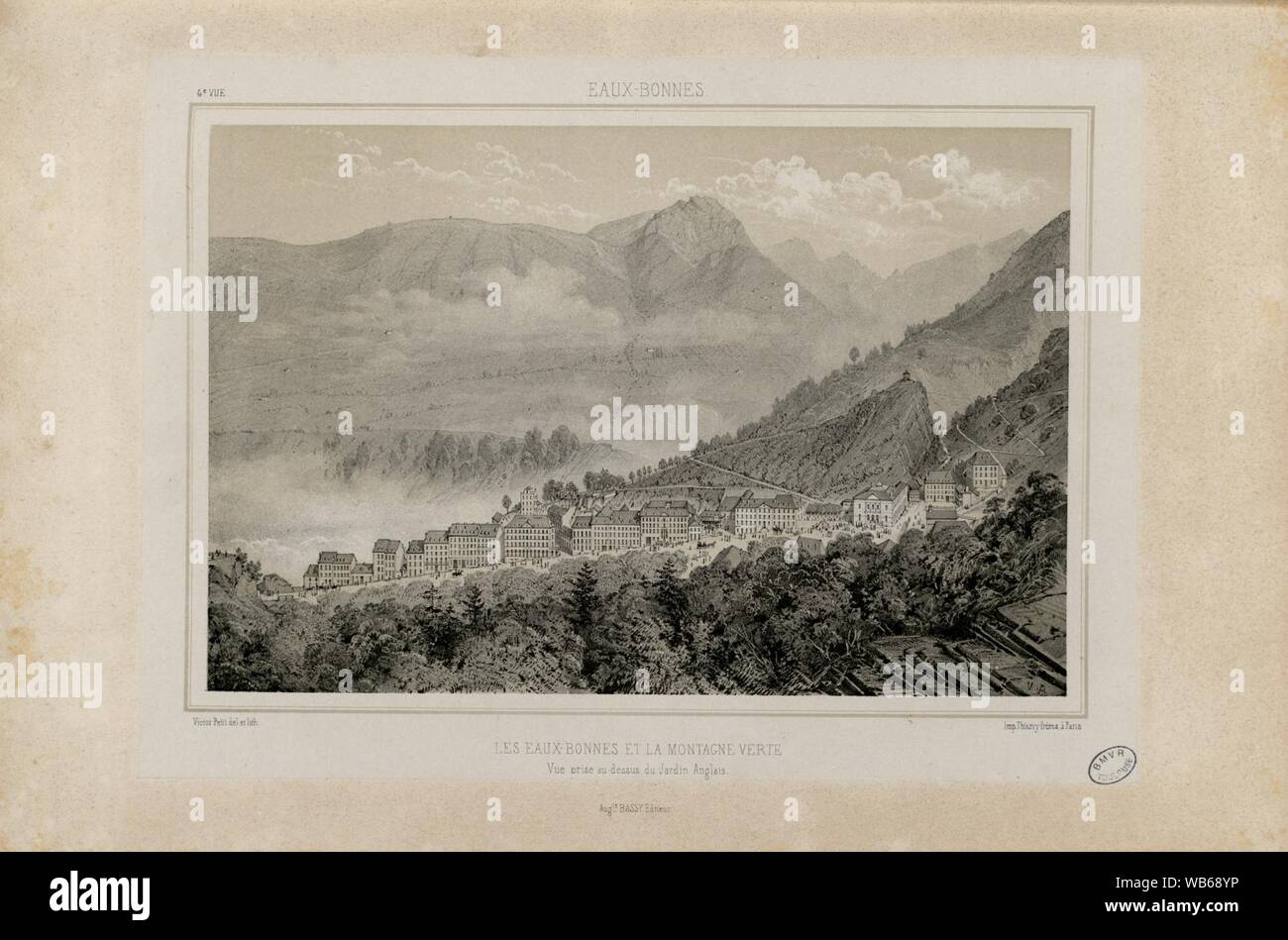 Eaux Bonnes Les Eaux Bonnes Et La Montagne Verte Vue