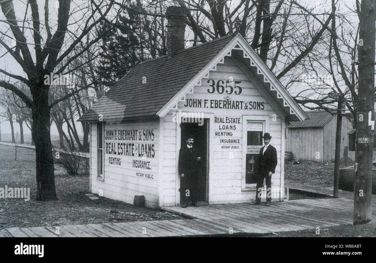 Eberhart Real Estate Office Stock Photo Alamy