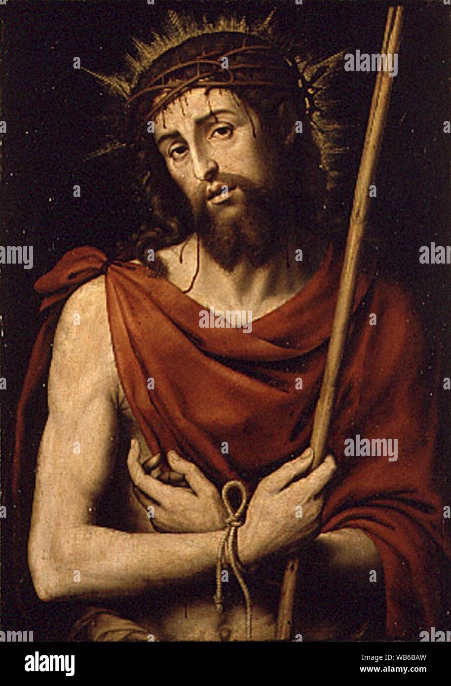 Ecce Homo (Joan de Joanes) - 0507. Stock Photo