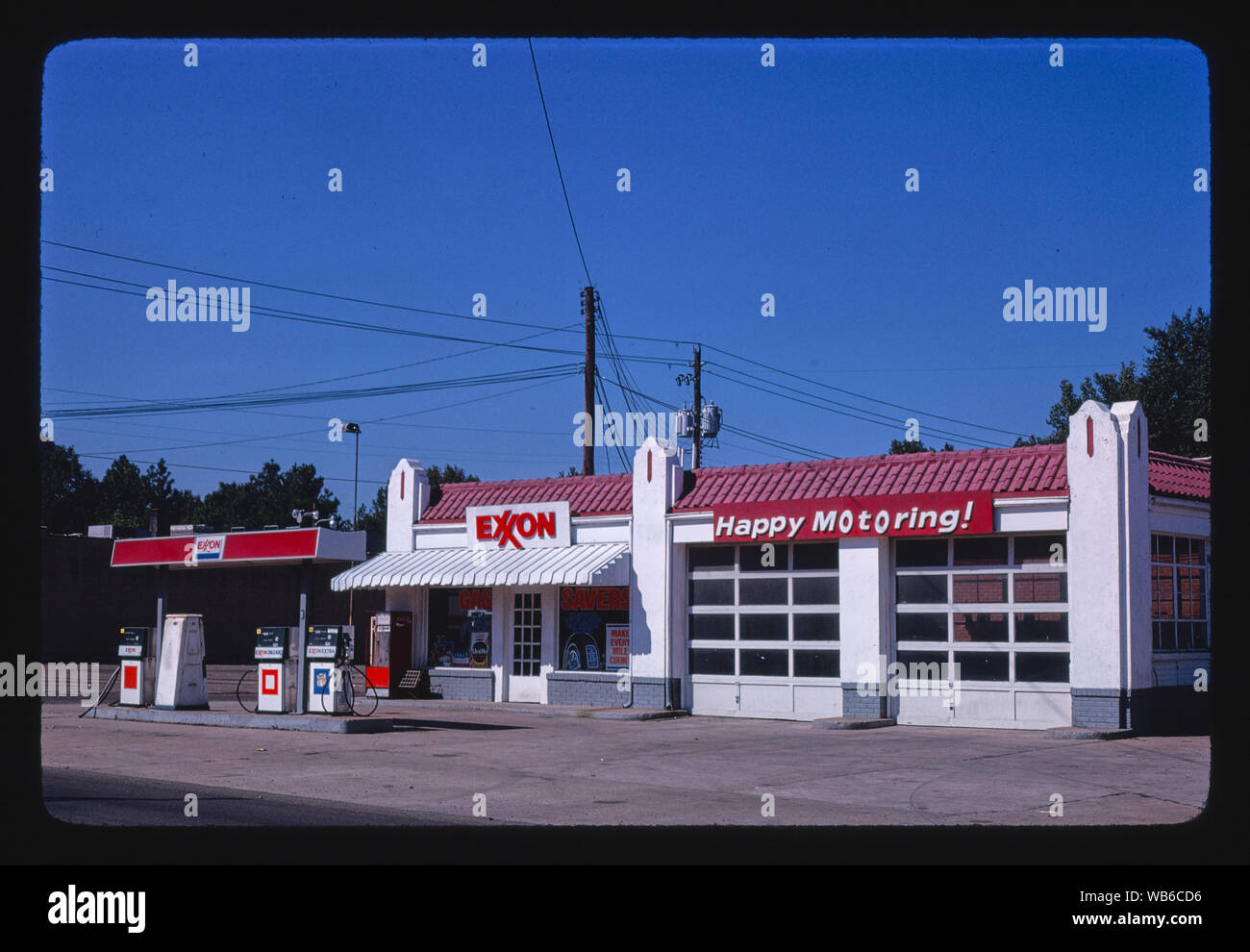 Exxon station, Magnolia, Arkansas Stock Photo