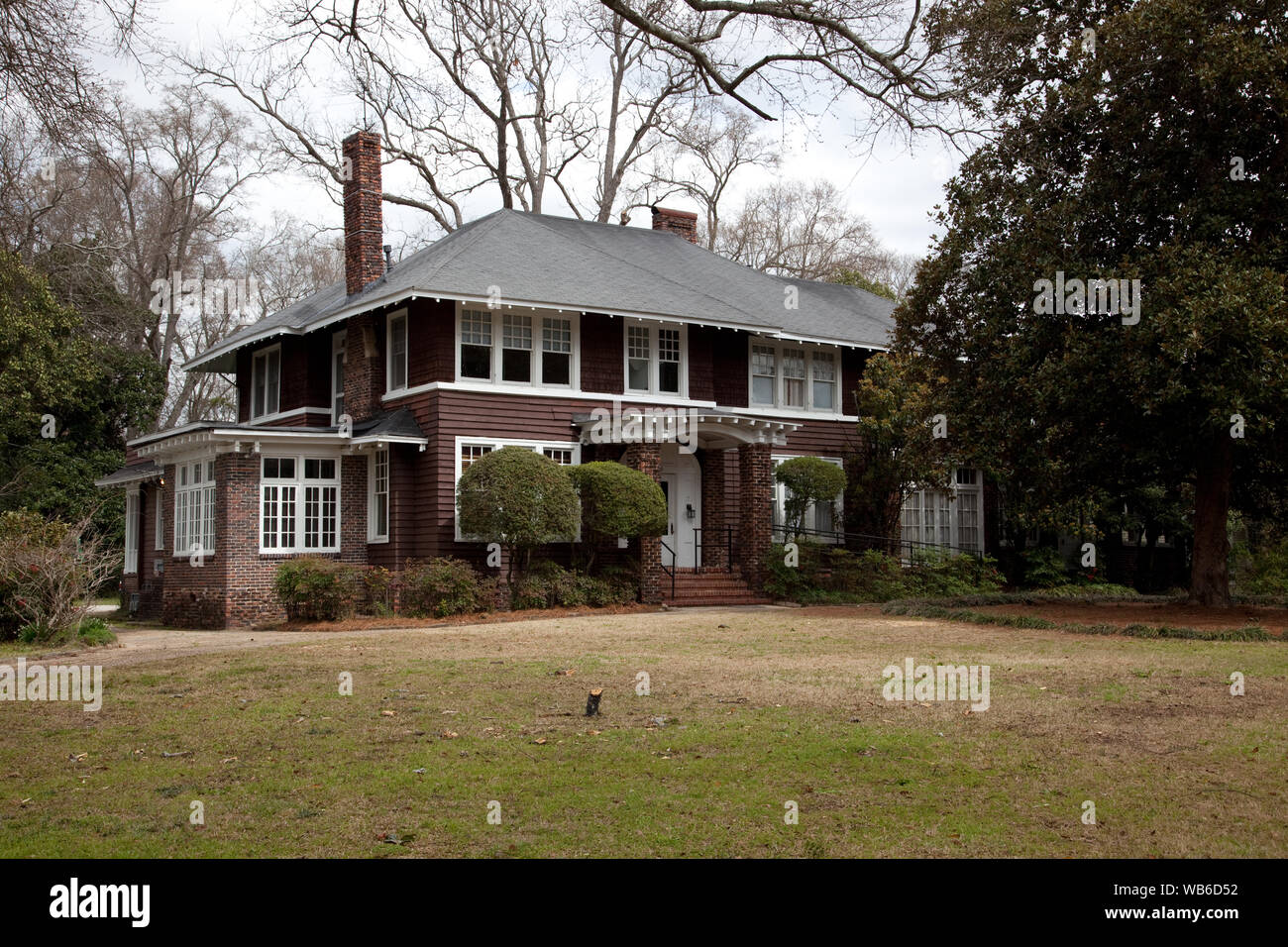 F. Scott Fitzgerald and his wife Zelda leased a home at 919 Felder near Zelda's parents in Montgomery, Alabama Stock Photo