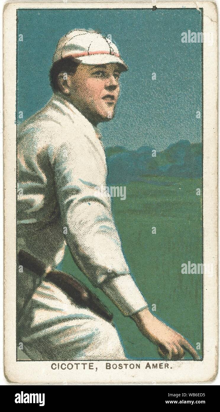 Eddie Cicotte, Boston Red Sox, baseball card portrait Stock Photo