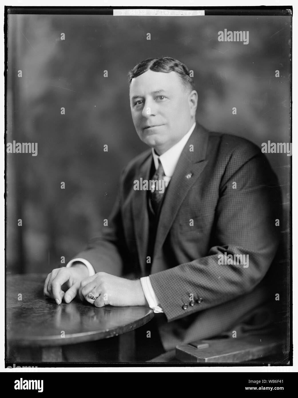 FIDLER, HARRY L. Abstract/medium: 1 negative : glass ; 8 x 10 in. or smaller Stock Photo