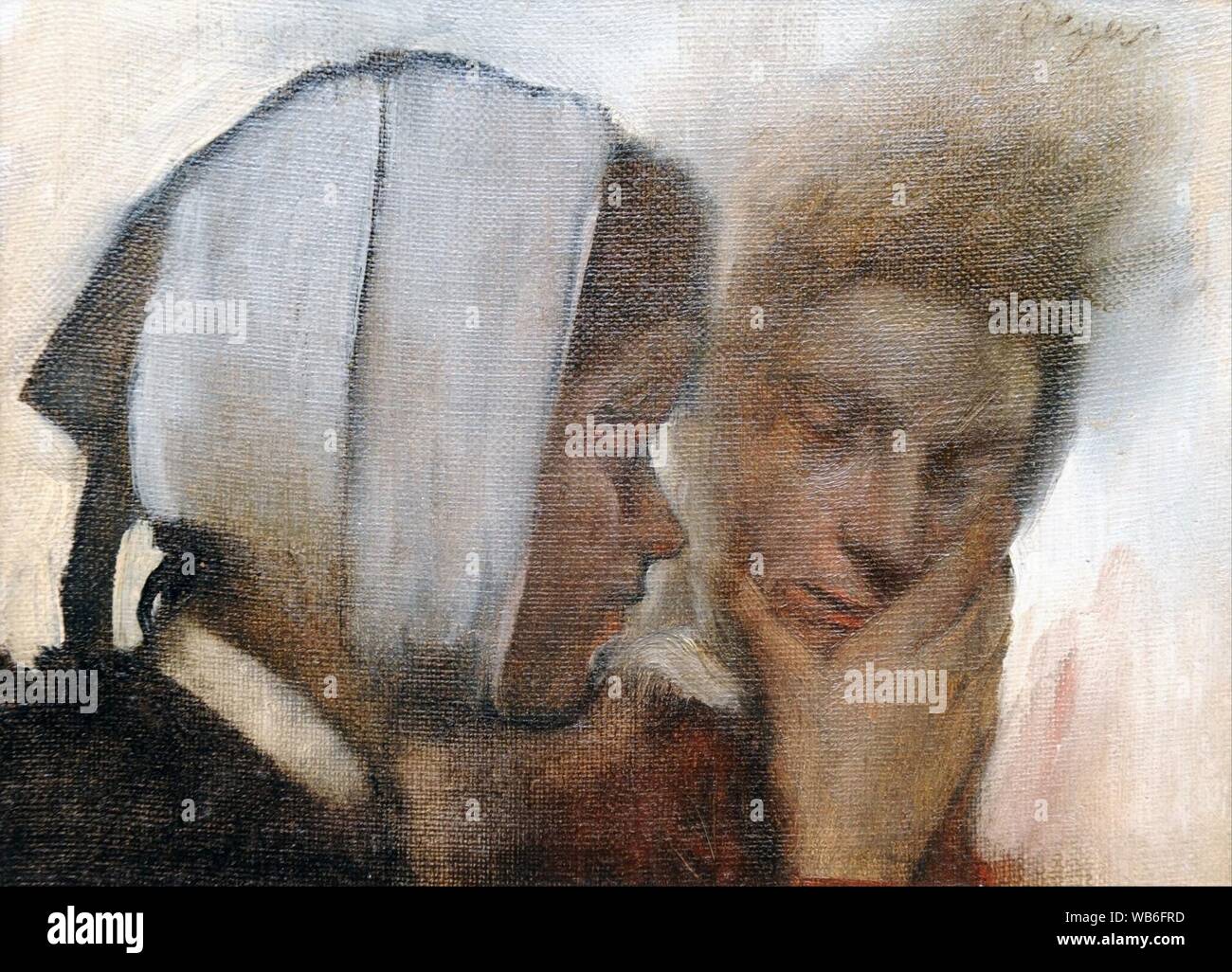 Edgar Degas - Washerwomen Stock Photo