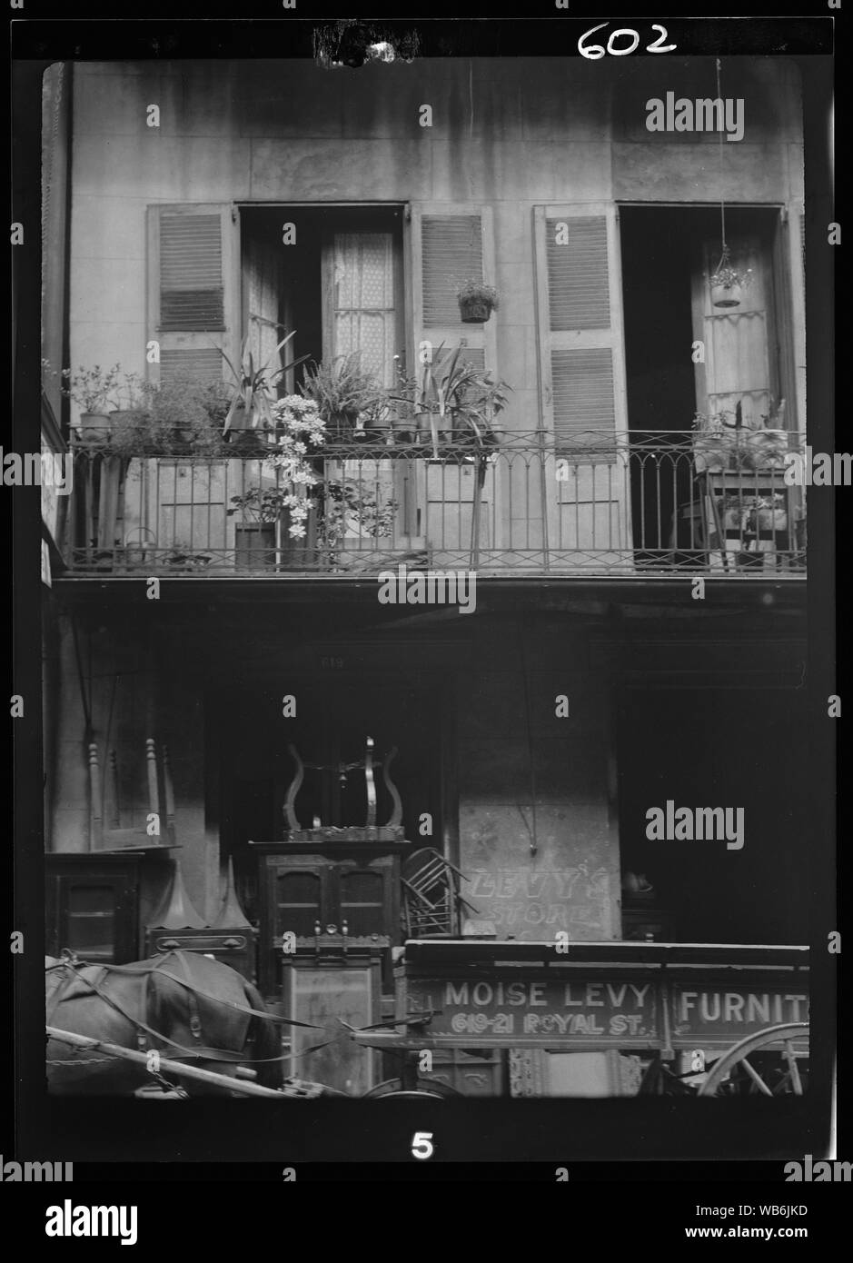 Facade Of A Furniture Store On Royal Street New Orleans Abstract