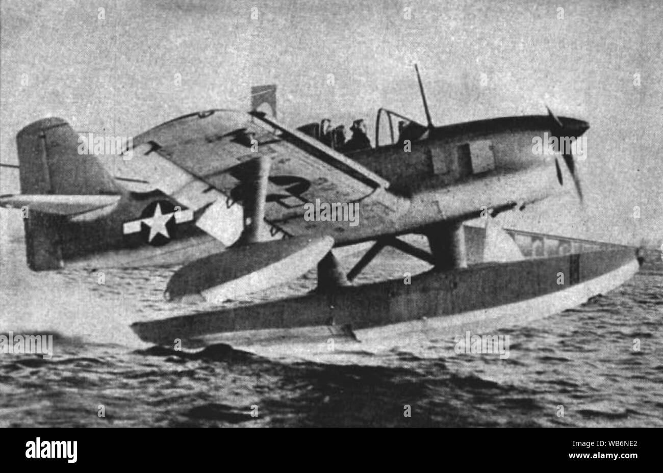 Edo XOSE-1 taking off in 1946. Stock Photo