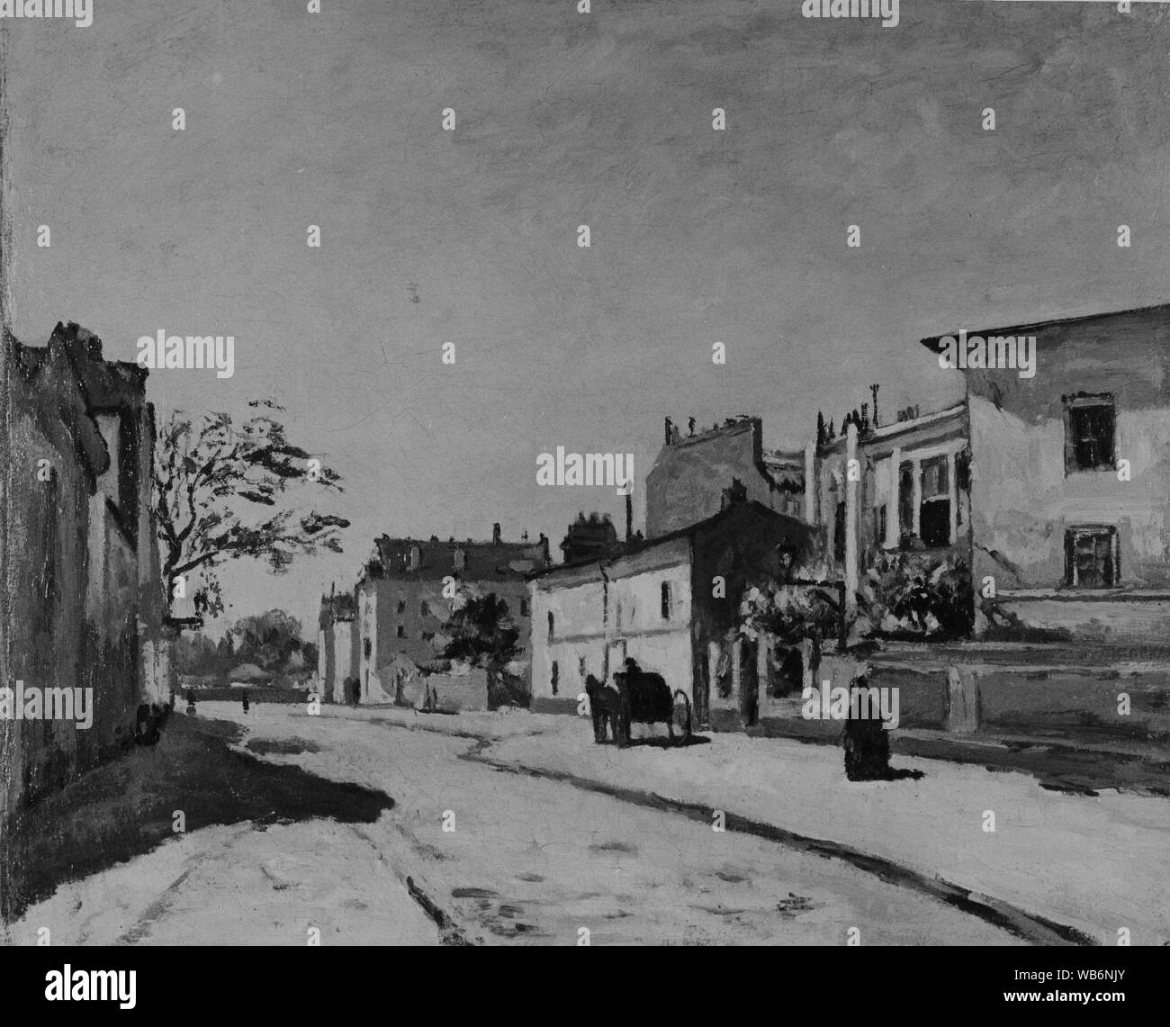 Edouard Béliard French Street Scene Stock Photo Alamy