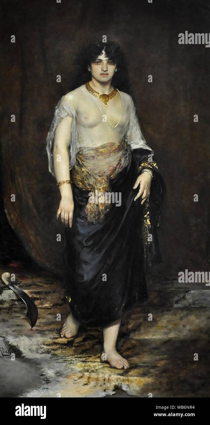 Edouard Frederic Wilhelm Richter (1844-1913) Judith (1877) MSK Gent 22-11-2015 12-04-05. Stock Photo