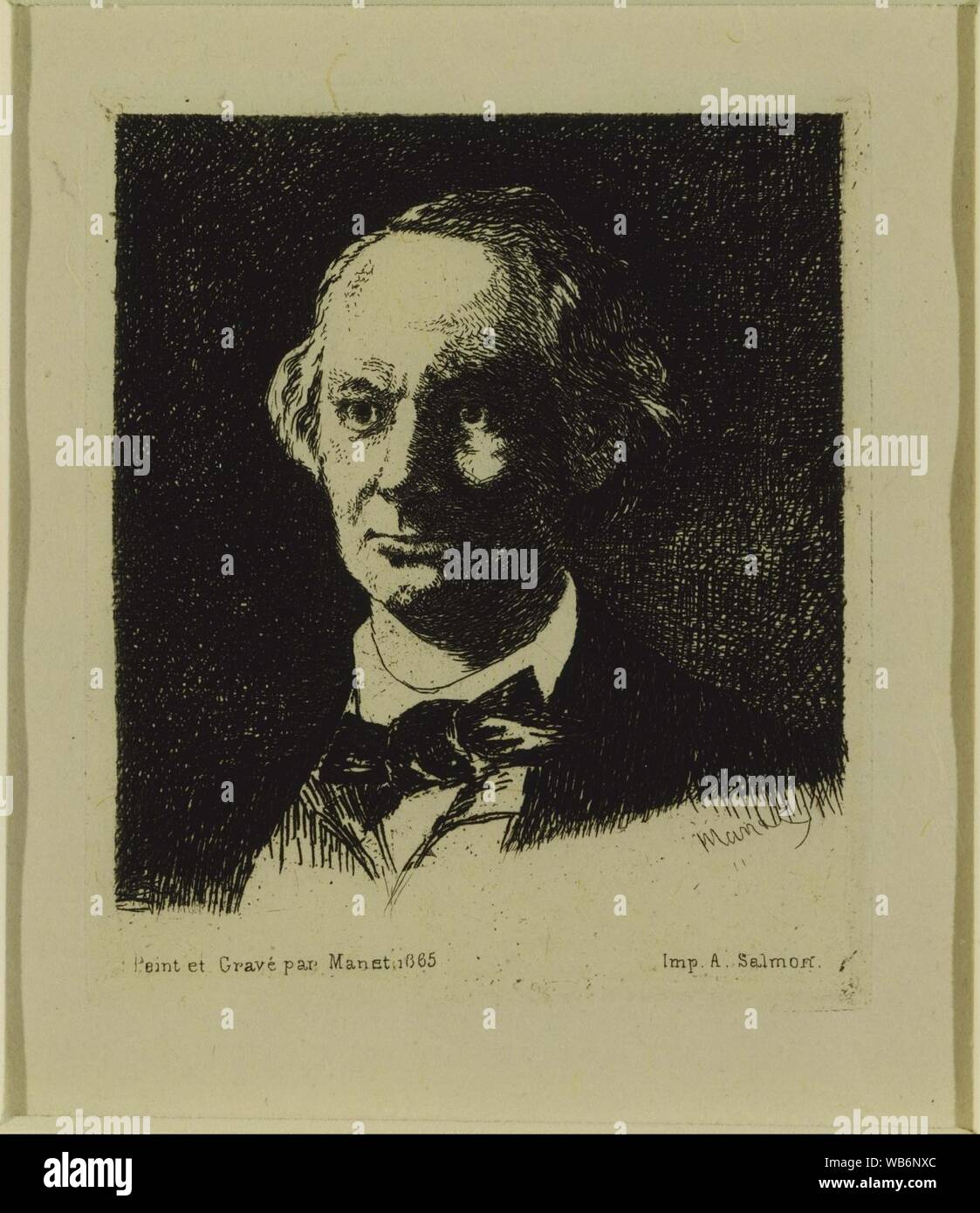 Edouard Manet - Baudelaire Stock Photo