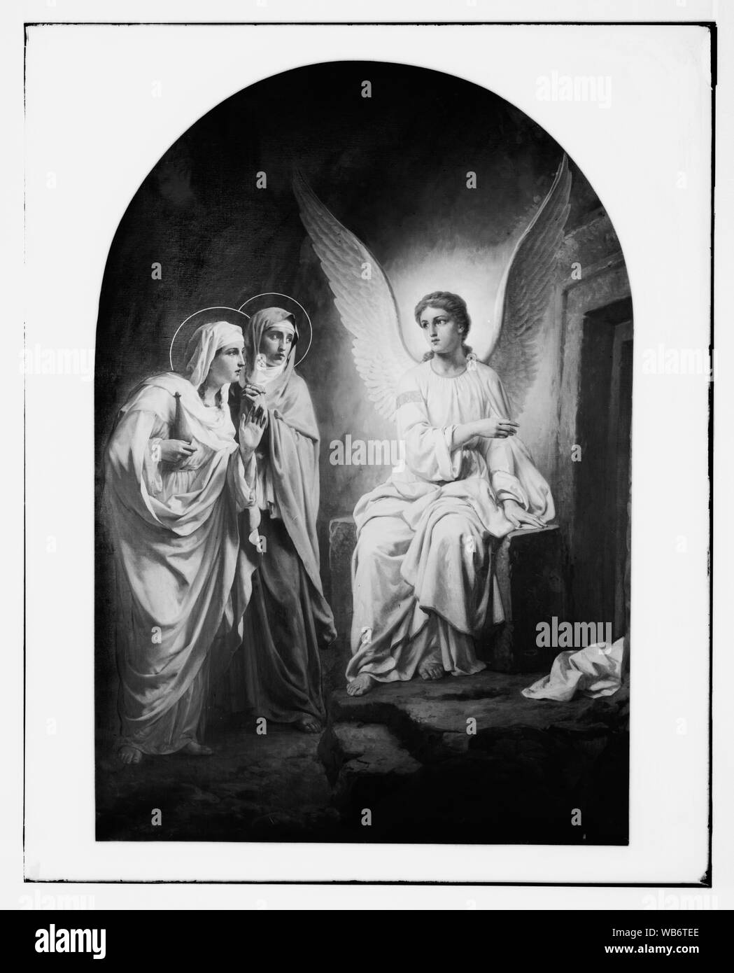 Famous religious paintings. The Angel at the Tomb, by Verestchaguine