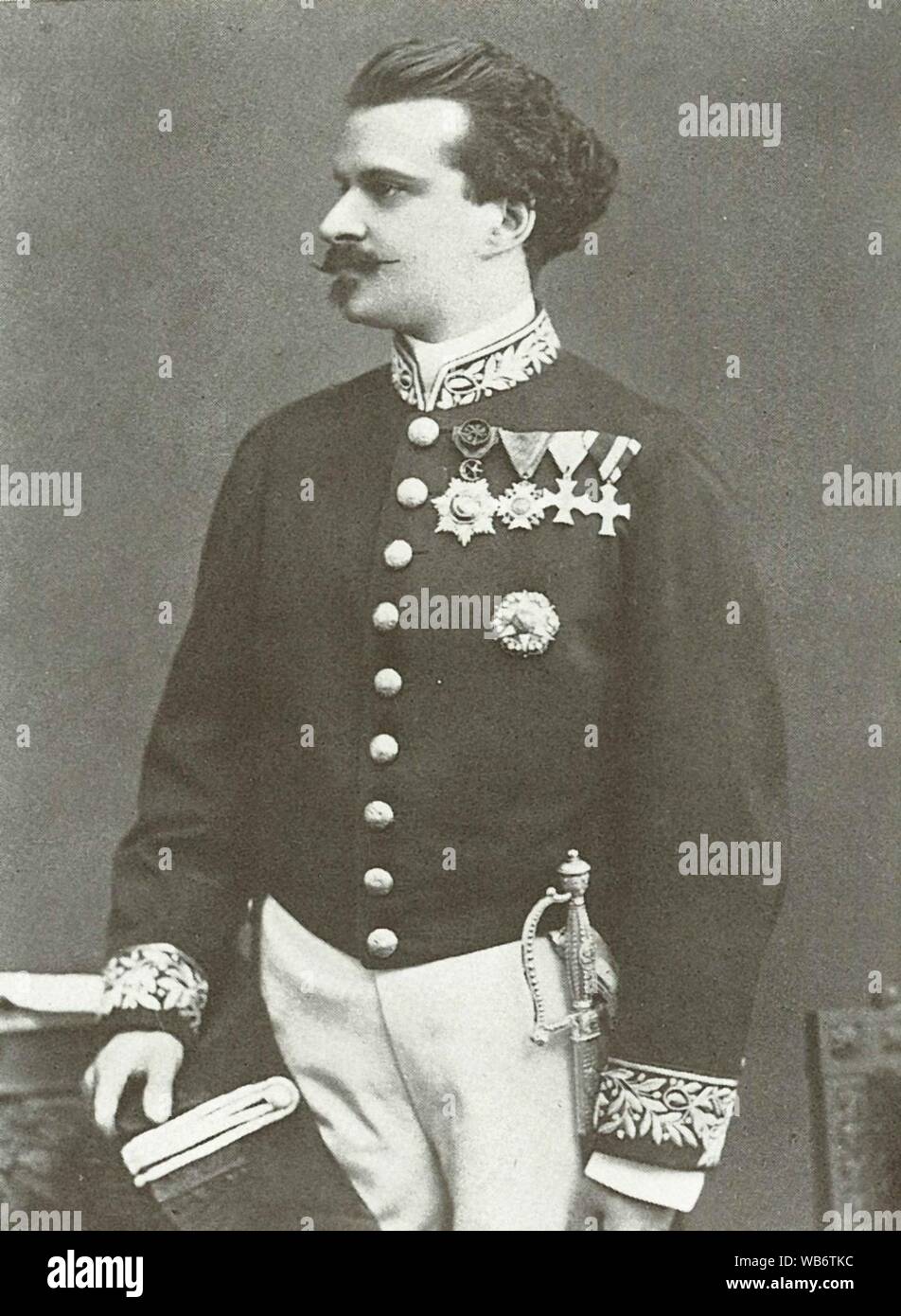 Eduard Strauß by J. Gertinger ca 1873. Stock Photo