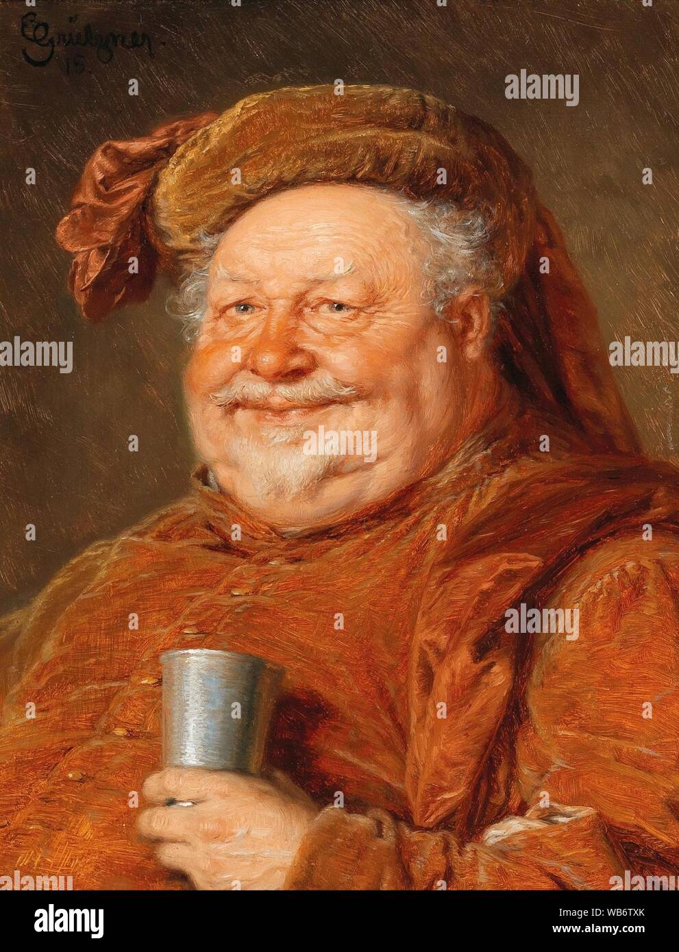 Eduard von grützner falstaff hi-res stock photography and images - Alamy
