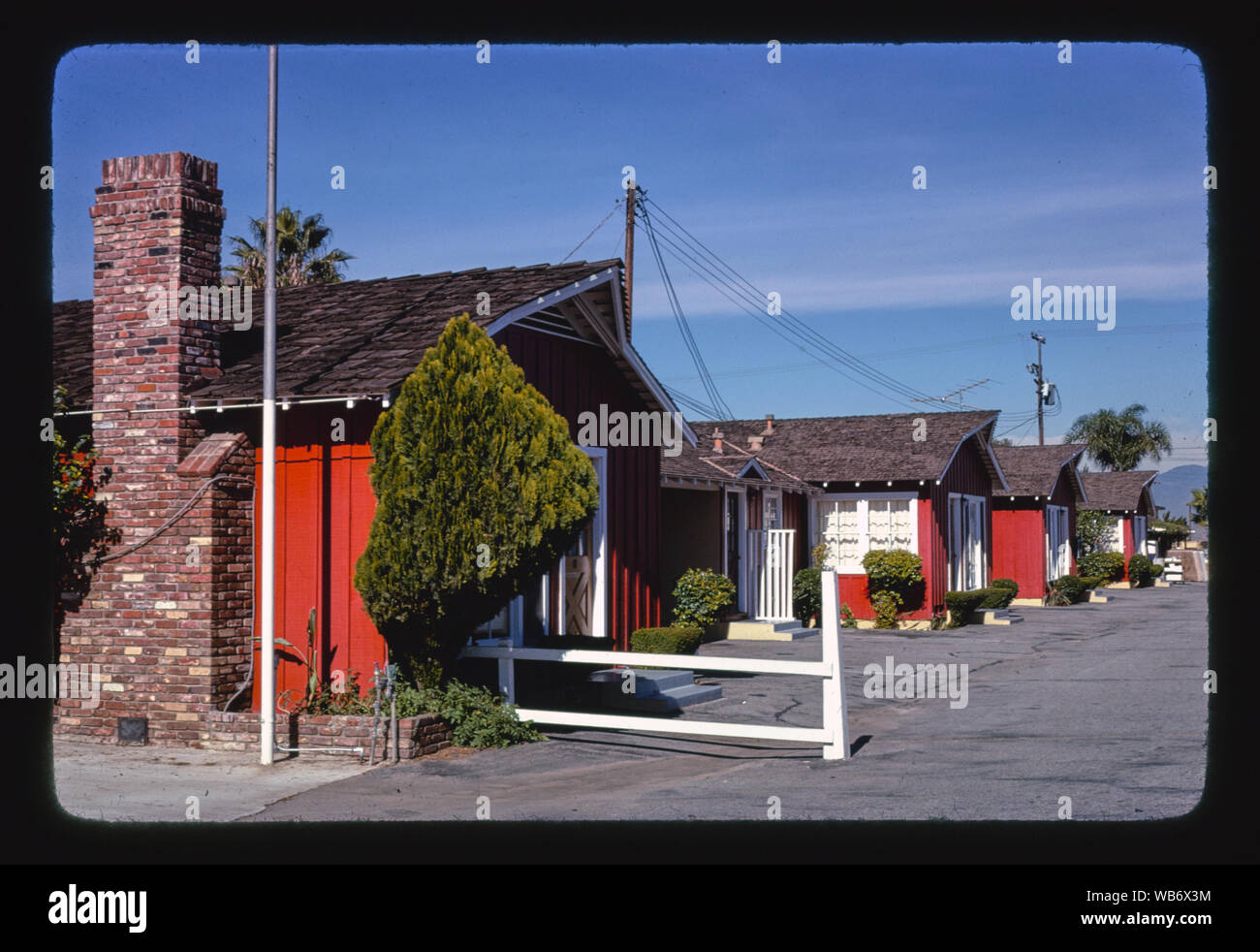 Farm House Motel, Riverside, California Stock Photo - Alamy