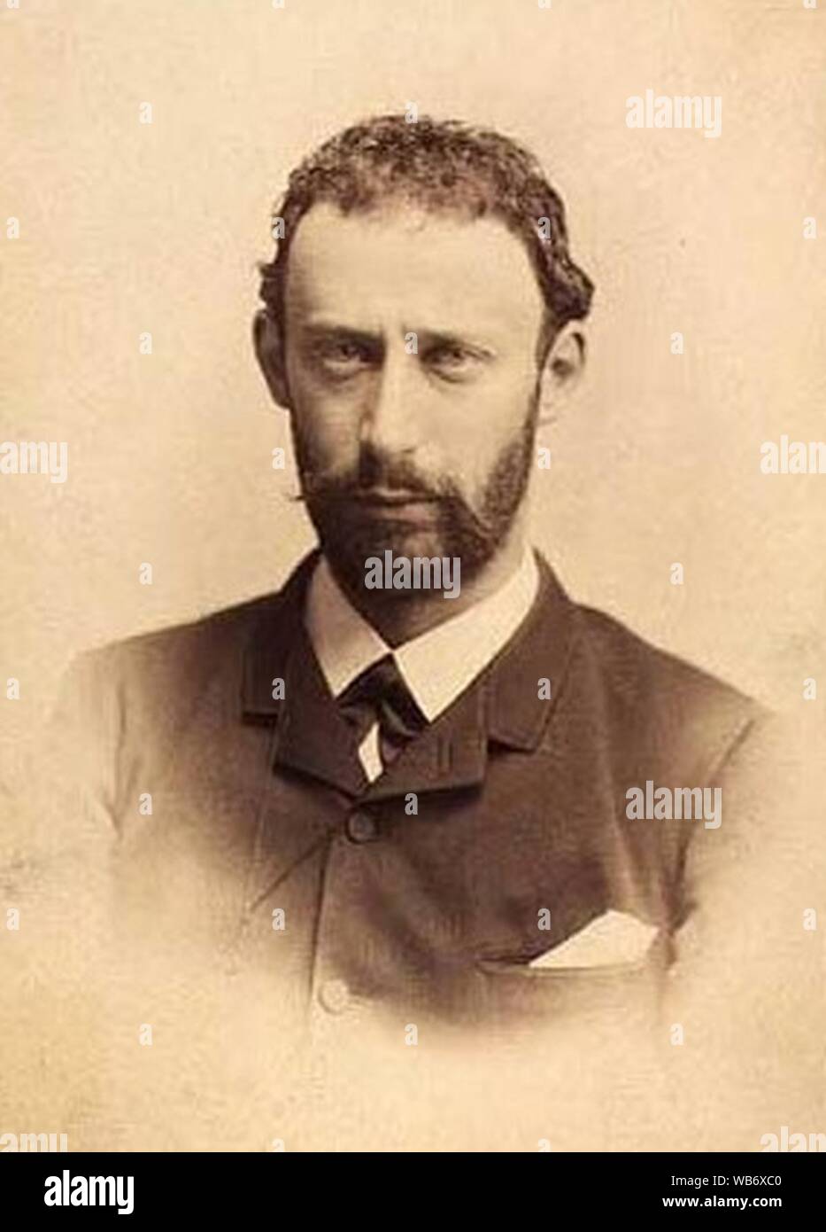 Edvard Brandes 1884 by Hansen & Weller Stock Photo Alamy