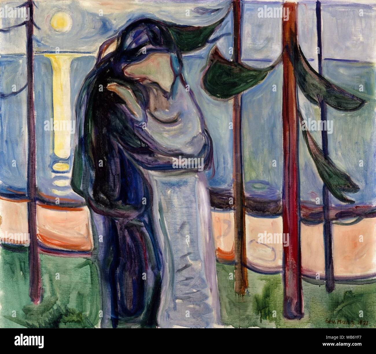 Kiss by munch hi-res stock photography and images - Alamy