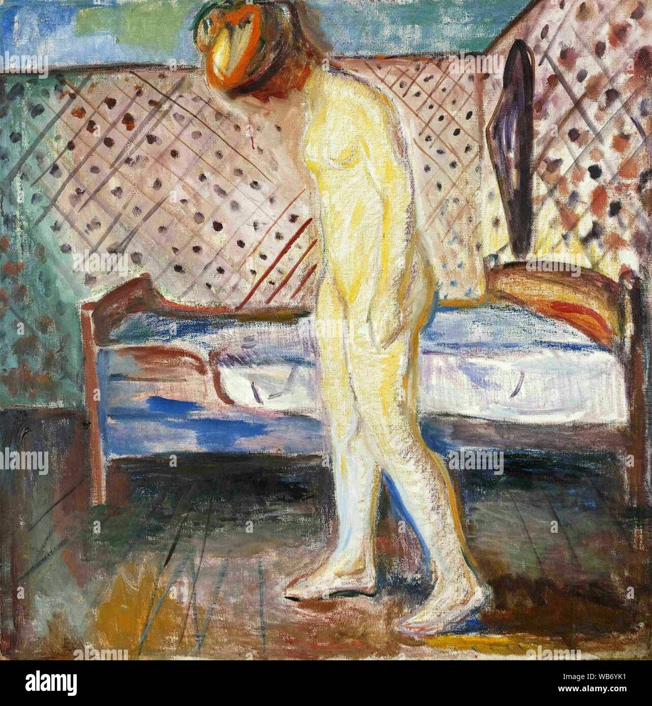 Edvard Munch - Weeping Woman (3). Stock Photo