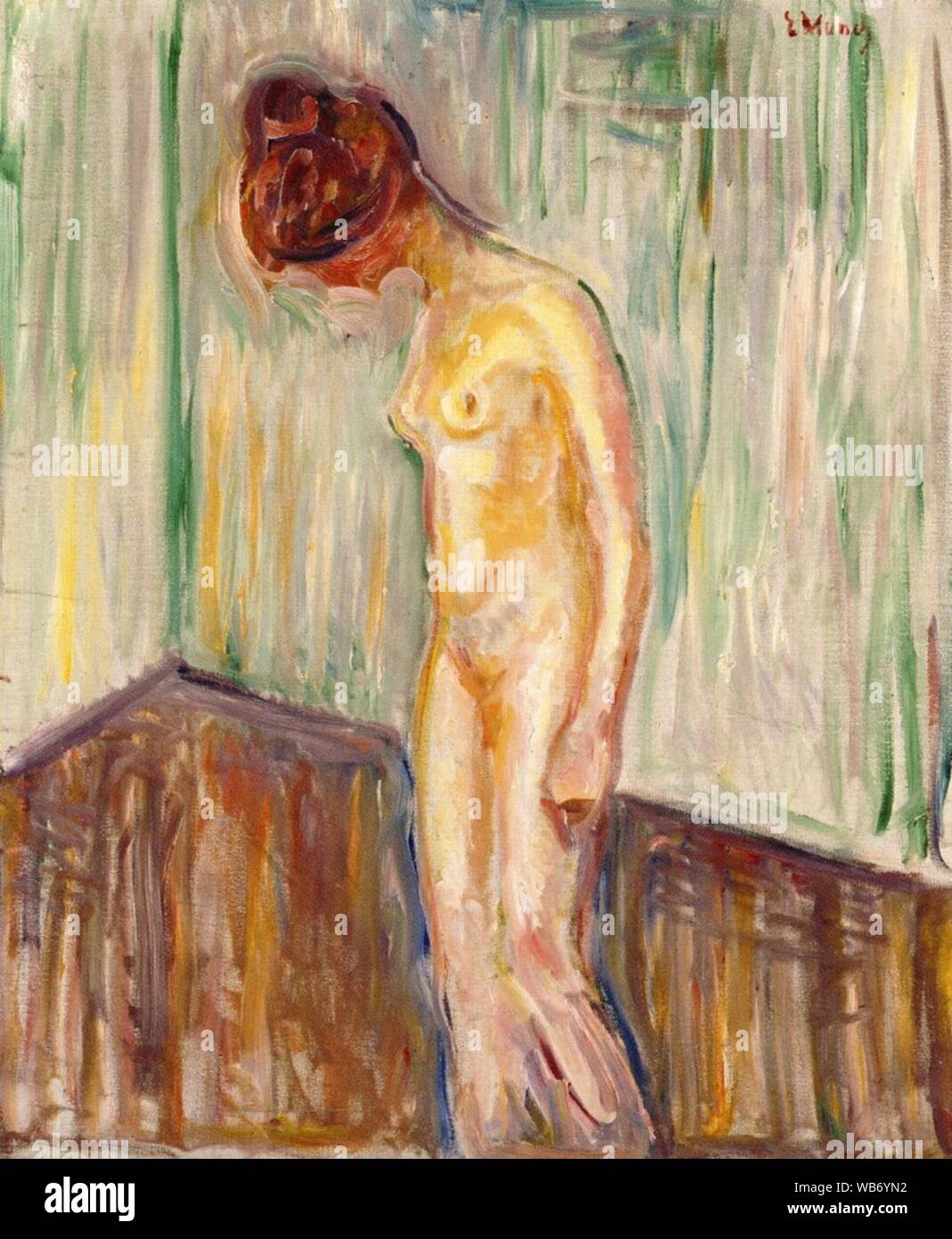 Edvard Munch - Weeping Woman. Stock Photo