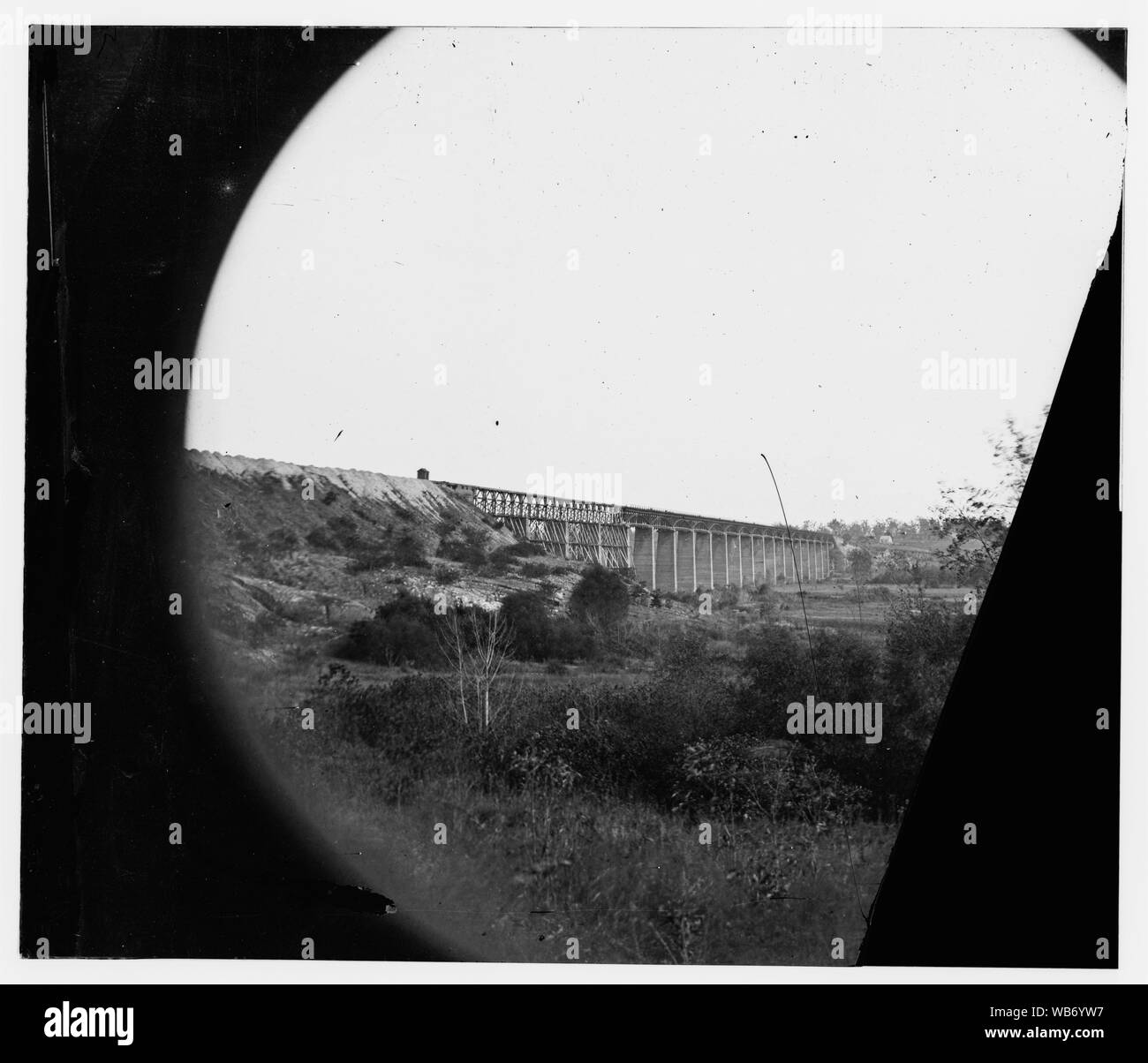 Farmville, Virginia (vicinity). High bridge of the South Side Railroad