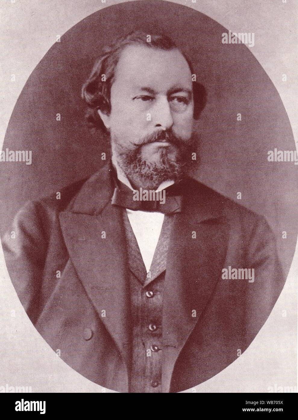 Edward Alfred Cowper (1819-1893). Stock Photo