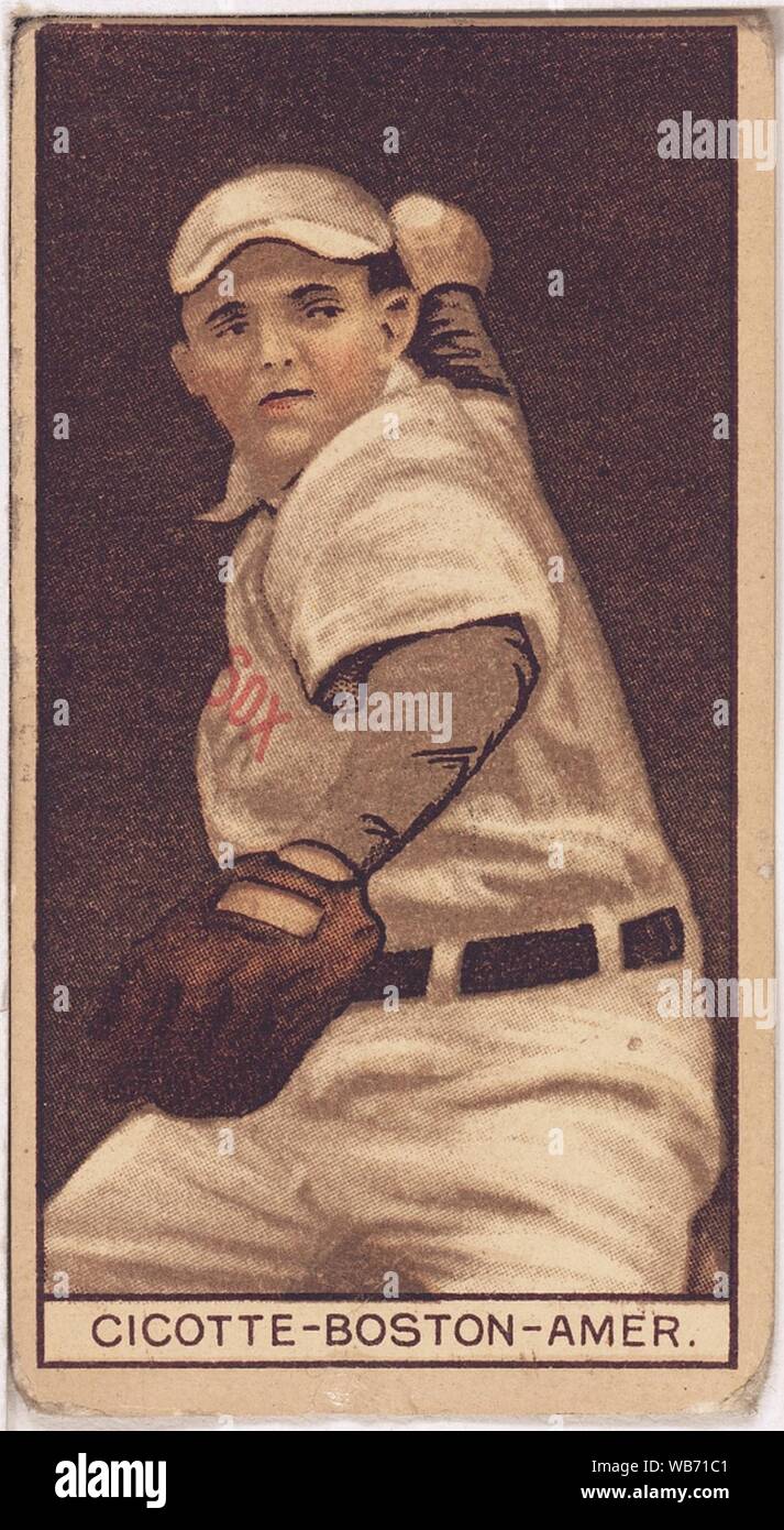 Edward Cicotte, Boston Red Sox, baseball card portrait Stock Photo