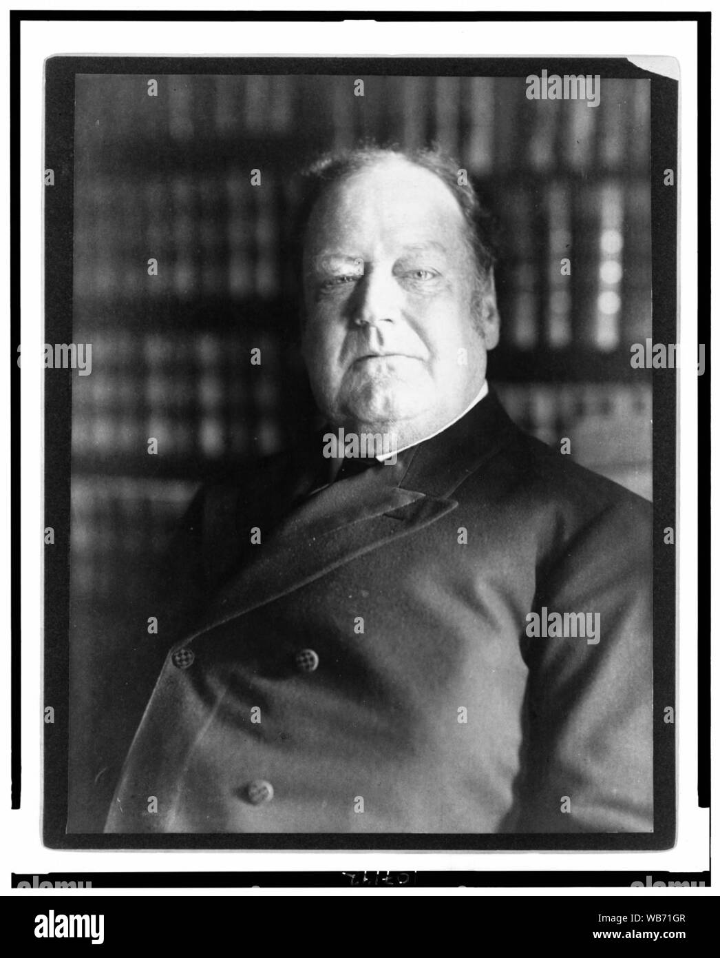 Edward D. White, Associate Justice Supreme Court, head-and-shoulders portrait, facing slightly left Stock Photo