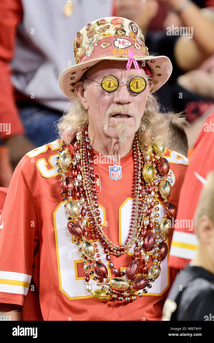 Kansas City Usa 24th August 2019 A Kansas City Fan Shows His