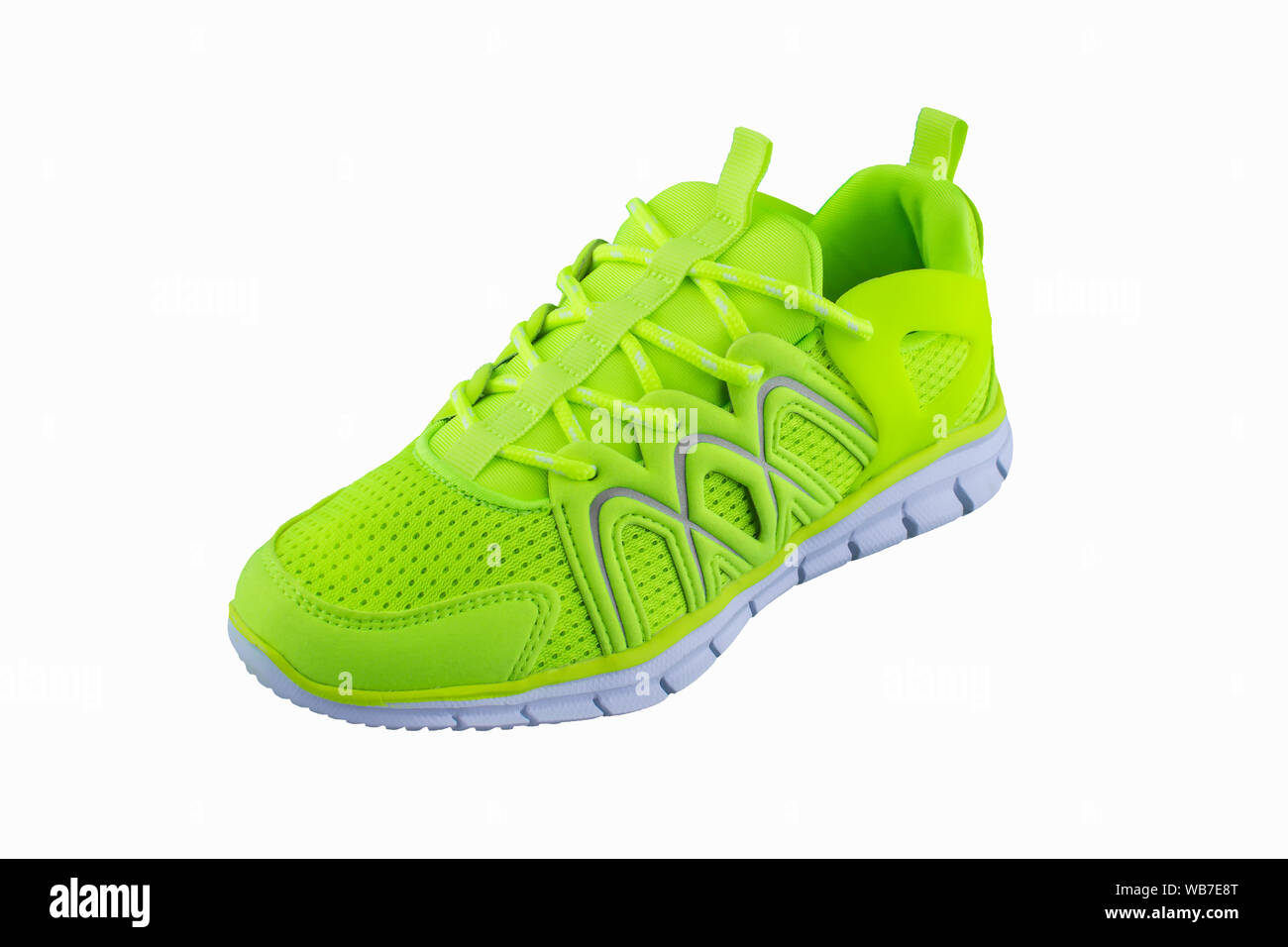 bright green sneakers