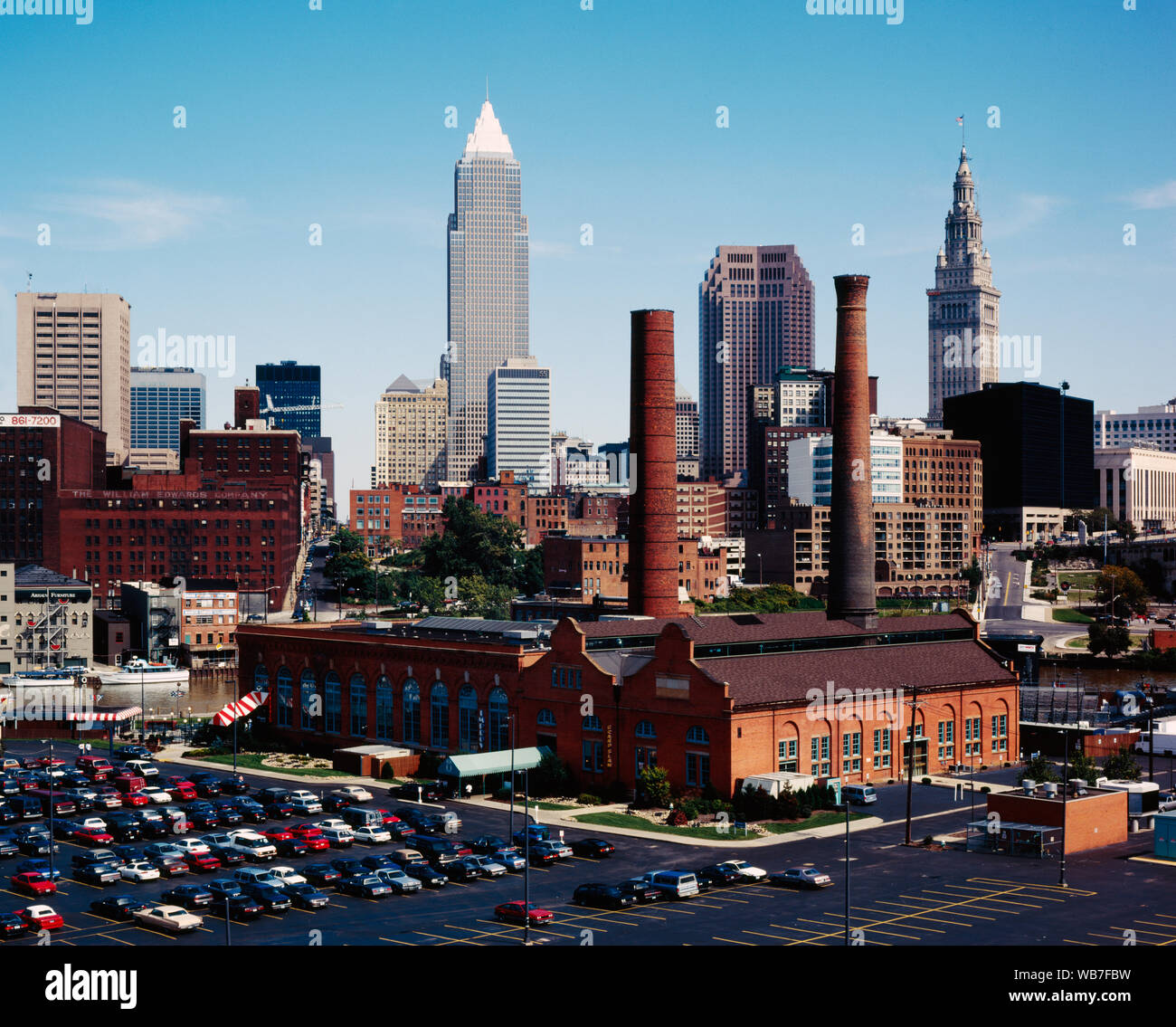 Flats District of Cleveland, Ohio Stock Photo Alamy