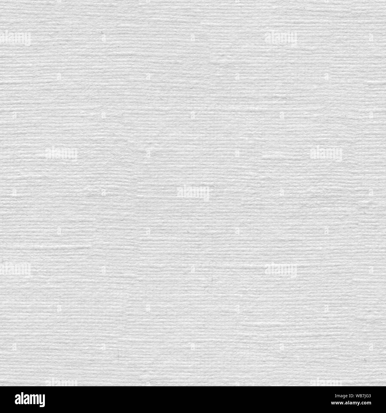 White paper texture. Seamless square background, tile ready. Stock Photo