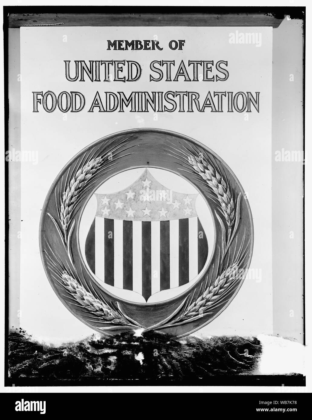 Food Administration poster Abstract/medium: Harris & Ewing photograph collection Stock Photo