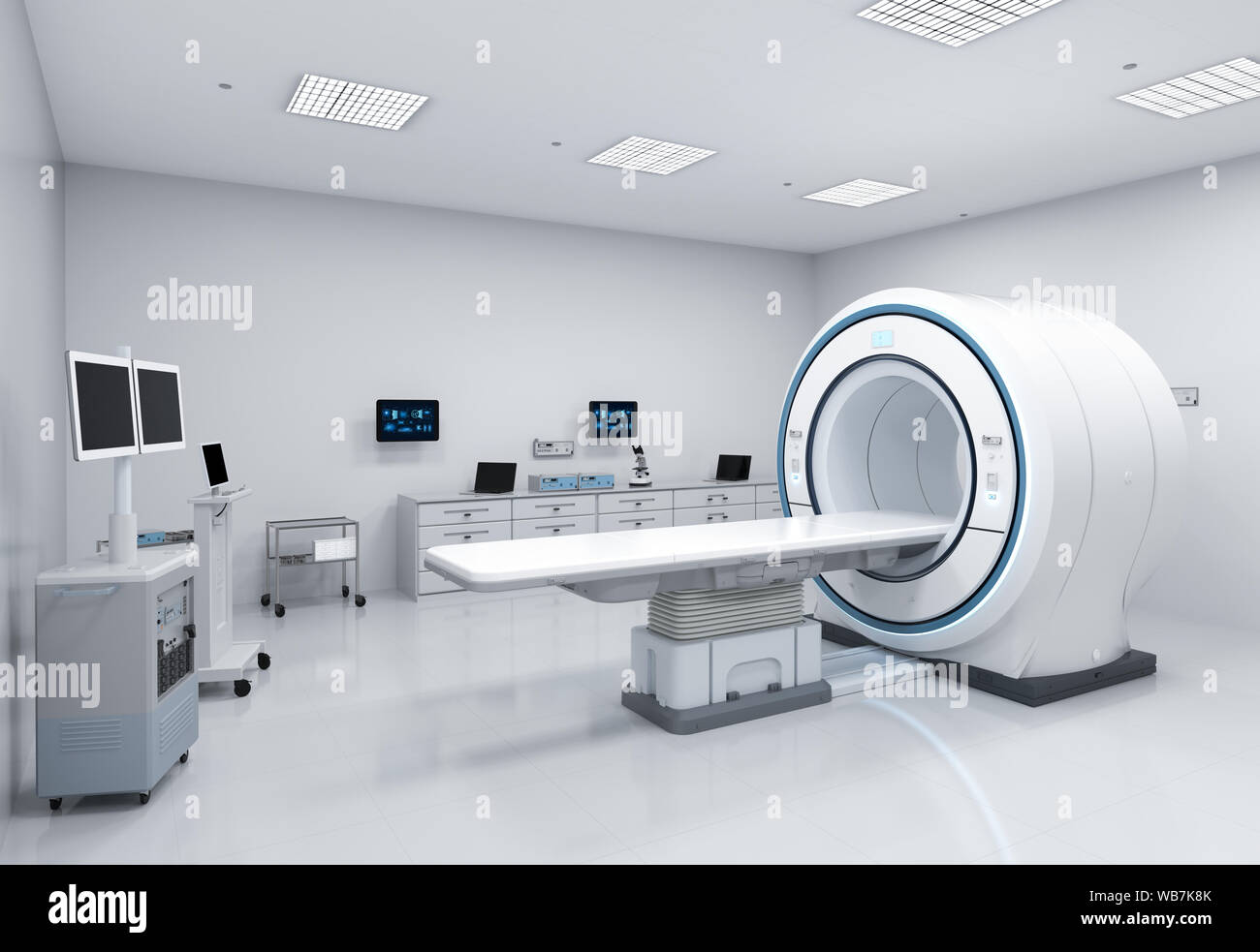 3d rendering mri scan machine or magnetic resonance imaging scan device  Stock Photo - Alamy