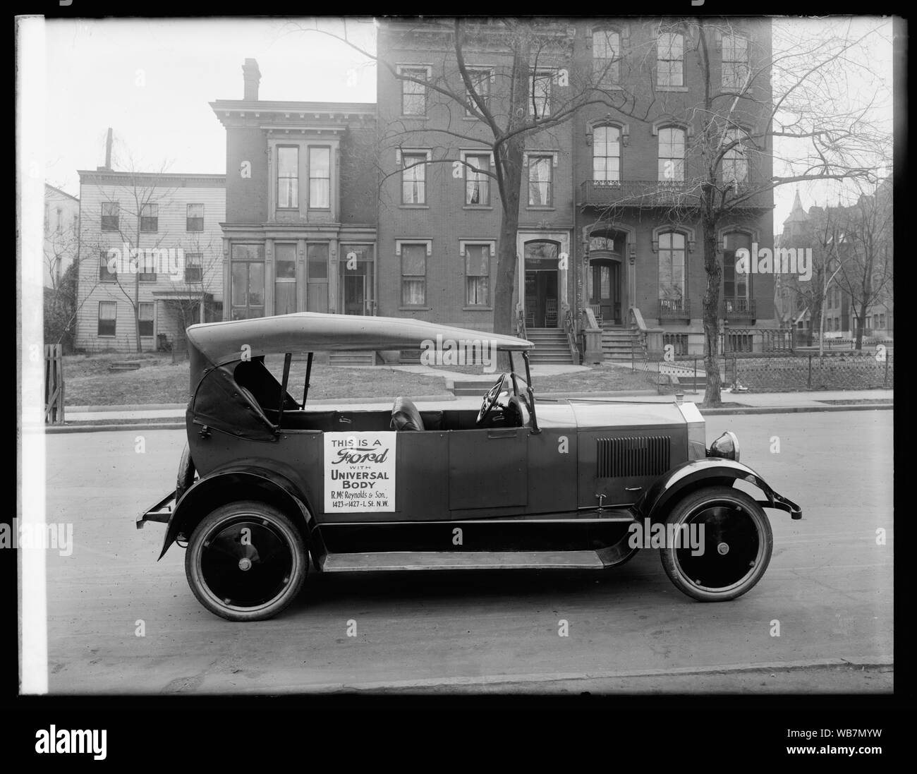 Ford special body, [c. 1921] Abstract/medium: 1 negative : glass ; 8 x 6 in. Stock Photo