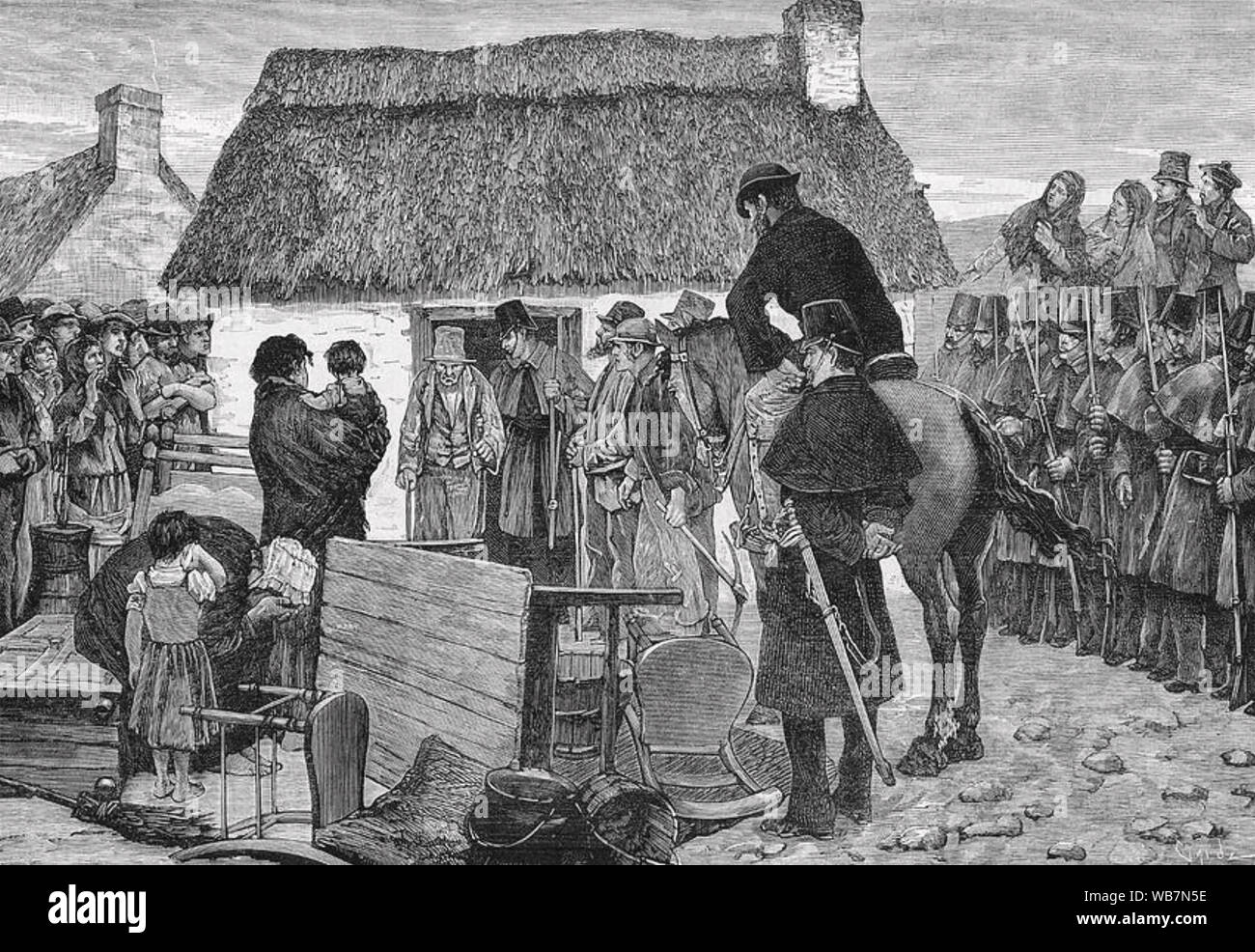 An irish eviction hi-res stock photography and images - Alamy