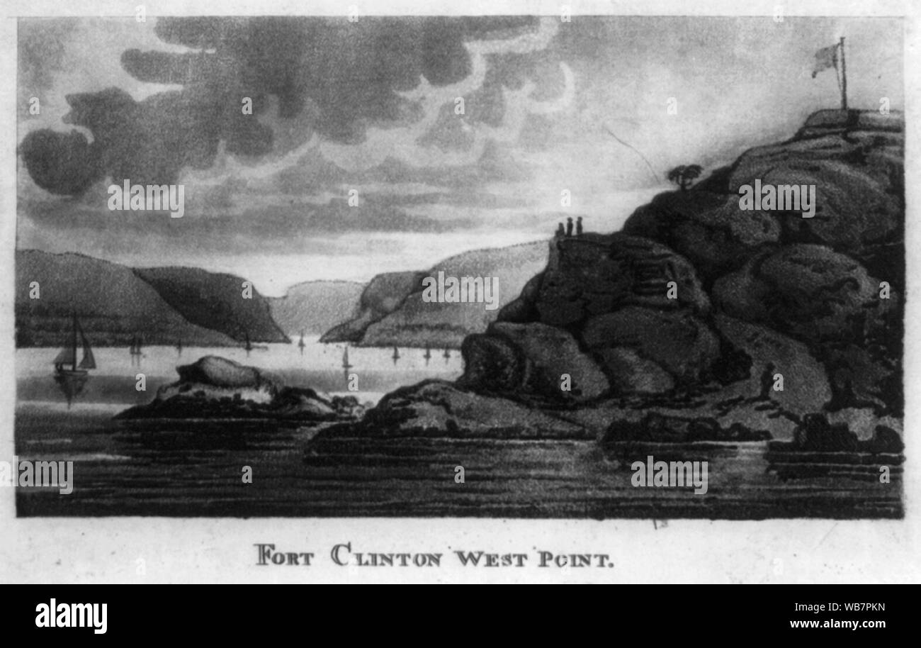 Fort Clinton, West Point [N.Y.] Abstract/medium: 1 print : aquatint. Stock Photo