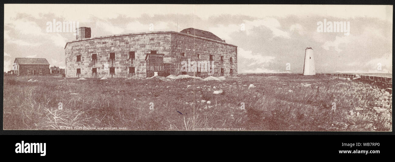 Fort Rodman, New Bedford, Mass. Abstract/medium 1 print Stock Photo