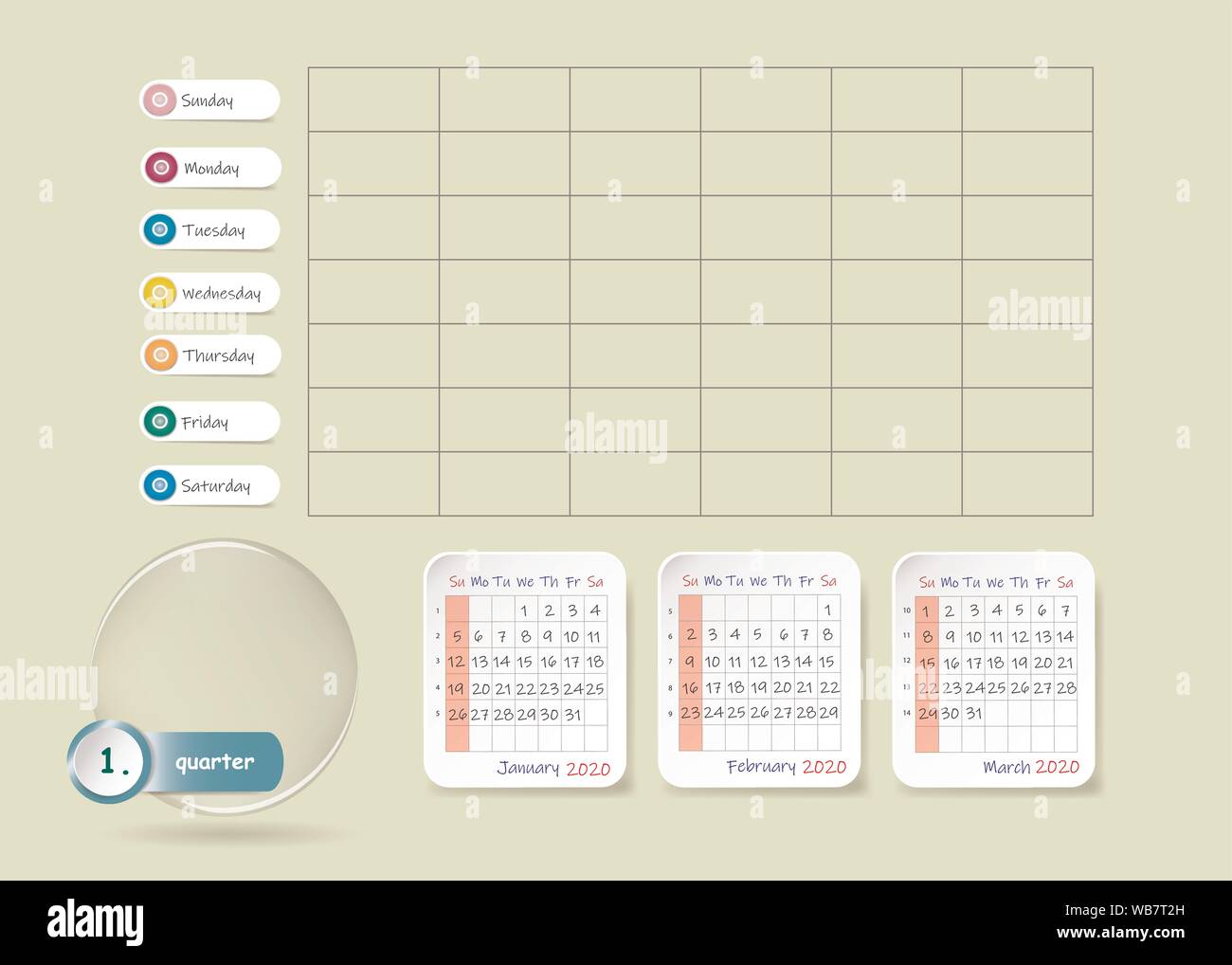 1st Quarter Calendar 2020 January To April Trends Hairstyles
