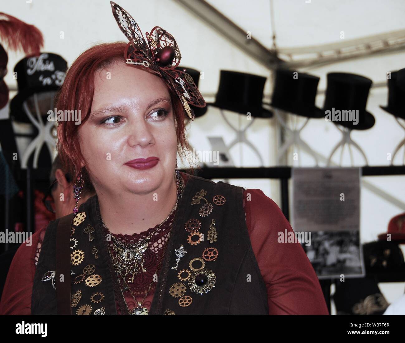 Steampunk is a subgenera of 'Goth' science fiction and cosplay culture