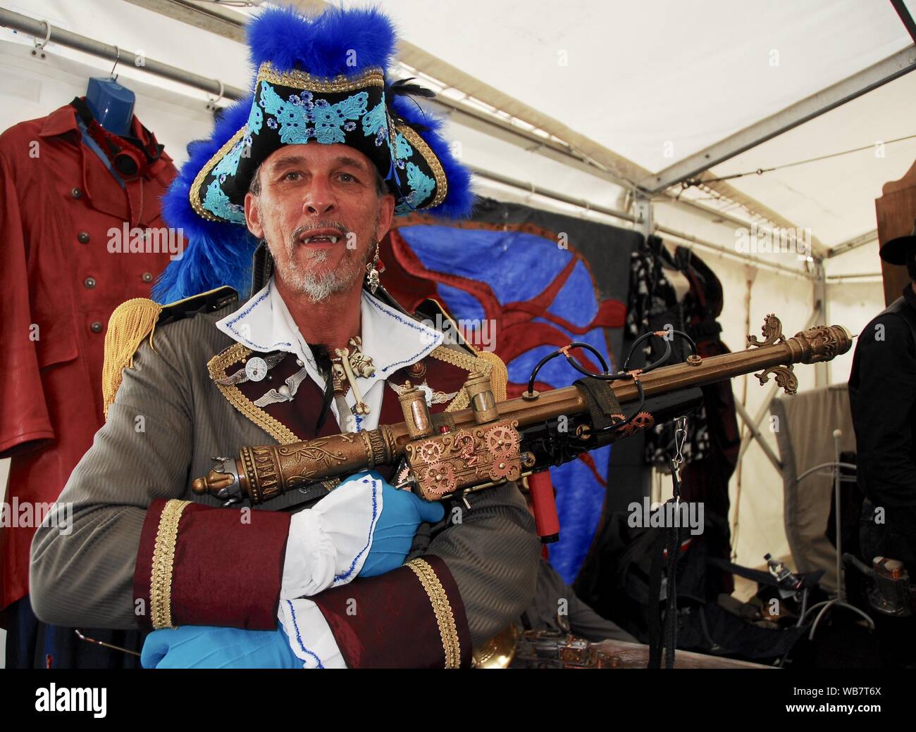 Steampunk is a subgenera of 'Goth' science fiction and cosplay culture